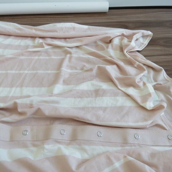 LULULEMON Vinyasa Scarf *Vitasea Beach Blanket Stripe Angel Wing Grain Pastel - Picture 5 of 10